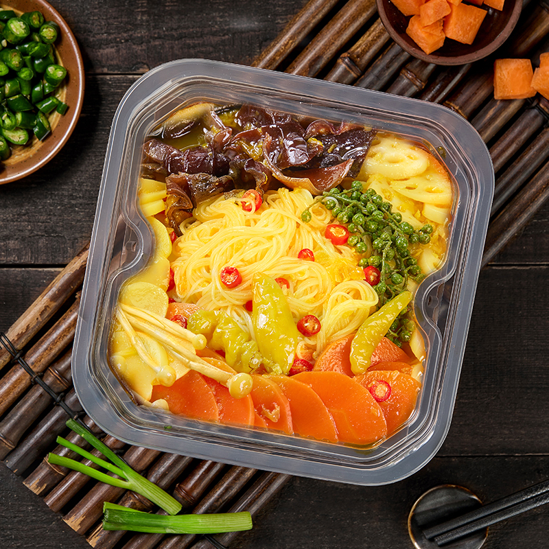 عبوة LAWEIKE بنكهة الشوربة الذهبية الحامضة والحارة