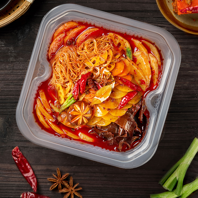 عبوة وجبة LAWEIKE ذاتية التسخين بنكهة الزيت الحار الصافي